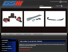 Tablet Screenshot of gsmotortrends.com